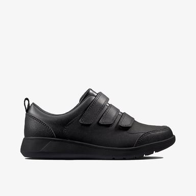 Scape Sky Y schwarze Leder Schuhe