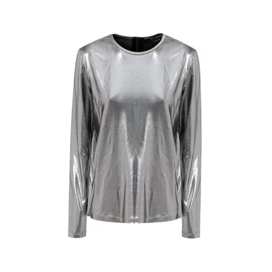 Metallisches Langarmtop