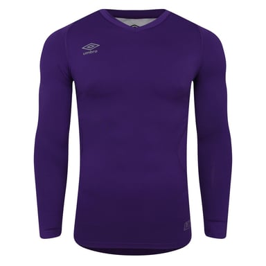 Umbro - "Elite" Base Layer Oberteil V-Ausschnitt für Herren (Leuchtend Lila)