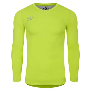 Umbro - "Elite" Base Layer Oberteil V-Ausschnitt für Herren (Lindgrün)