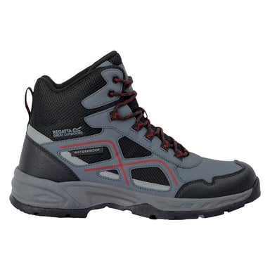 Regatta - Herren Wanderstiefel "Vendeavour" (Granitgrau/Tomatenrot)
