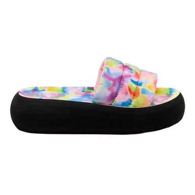 Rocket Dog - Damen Badesandale "Splash Loyal", Batik (Pink/Bunt)