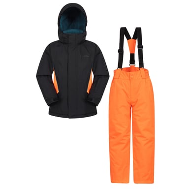 Mountain Warehouse - Skijacke und Hosen Set für Kinder (Orange)