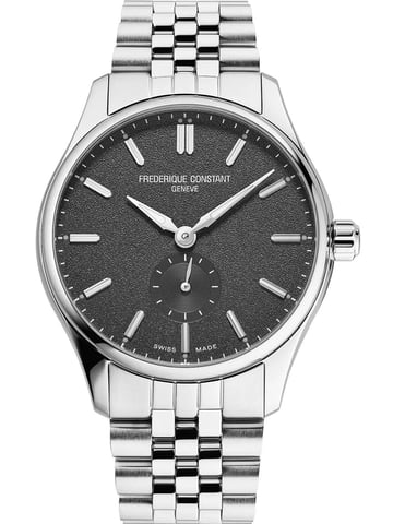Frédérique Constant Classics Index Small Seconds Silber Herren Armbanduhr FC-530G3B6B