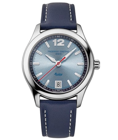 Frédérique Constant Vintage Rally Healey Limited Edition Blau Unisex Armbanduhr FC-303HLBN3B6