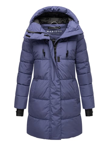 Marikoo Damen Winter-Steppjacke mit Kapuze & Fleecefutter – Kaituu