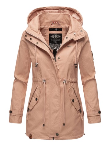 Marikoo leichte Damen Übergangsjacke mit abnehmbarer Kapuze