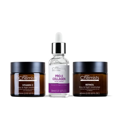 skinChemists Anti-Aging Aufhellendes Nachtpflege-Set