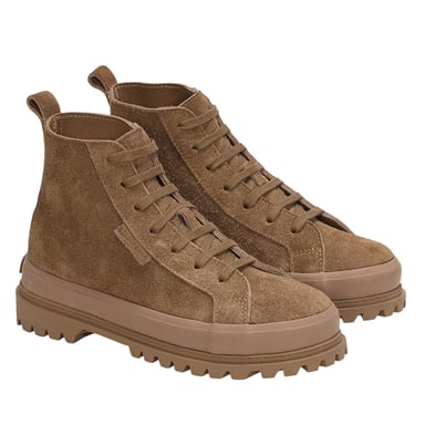 Superga - "2641 Alpina" Stiefeletten für Herren/Damen Unisex, Wildleder (Braun)