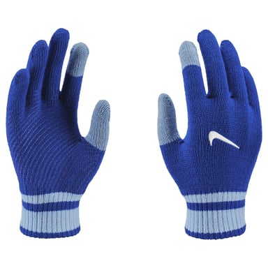 Nike - "Y" Handschuhe für Herren, Jerseyware, Mit Silikon-Noppen (Blau)