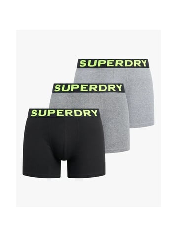 Superdry Herren Boxershorts, 3er-Pack, unverzichtbar