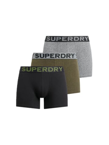 Superdry Herren Boxershorts, 3er-Pack, unverzichtbar
