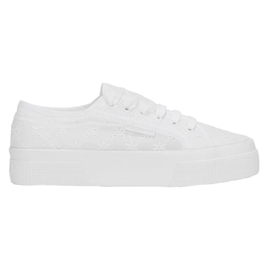 Superga - Damen Sneaker "2740 Sangallo", Blumen (Vollweiß)