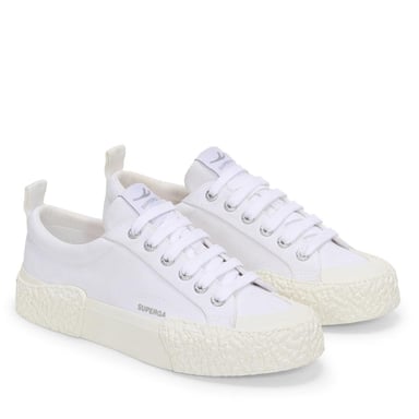 Superga - Herren/Damen Unisex Sneaker "2660 Stripe Big Bumpers" (Weiß/Naturweiß)