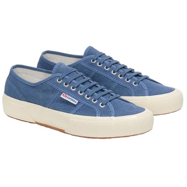 Superga - Herren Sneaker "2750 OG", Gewaschene Baumwolle (Marine/Naturweiß)