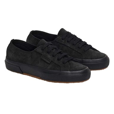 Superga - "Flesh Out" Sneaker für Damen, Wildleder (Vollschwarz)