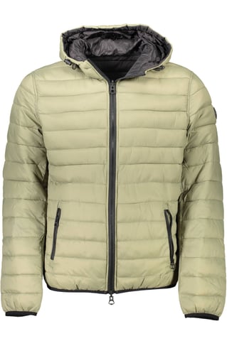 Packbare Pufferjacke mit Kapuze, gesteppte Jacke
