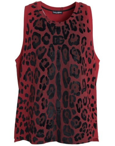 Leopardmuster Tanktop Tsh85085