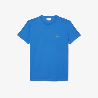 Herren Lacoste Baumwoll-Pima T-Shirt in Blau