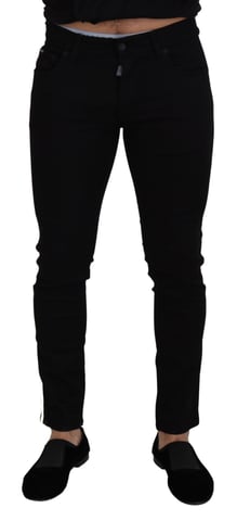 Slim Fit Jeans mit Seitenstreifen