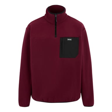 Regatta - "Frankie" Fleece-Oberteil mit halbem Reißverschluss für Herren (Dunkles Weinrot)