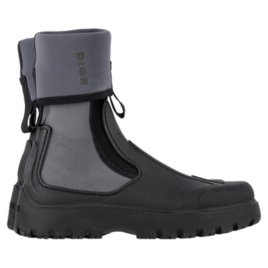 Dior Garten Stiefeletten aus grauem Gummi