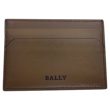 Bally Kartenhalter aus braunem Leder