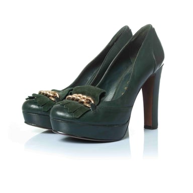 Lola Cruz Plateau-Pumps mit Goldkette