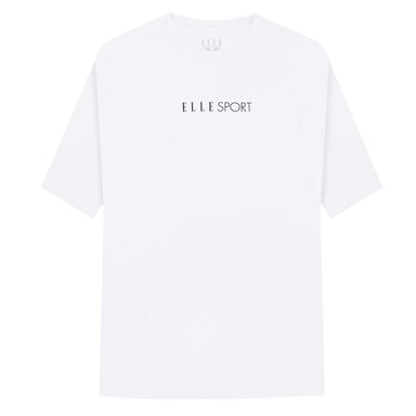 Elle - T-Shirt für Damen, Boyfriend - locker geschnitten (Weiß)
