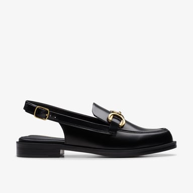 Straven Sling Black Leather Schuhe