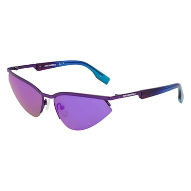 Lila Metallsonnenbrille