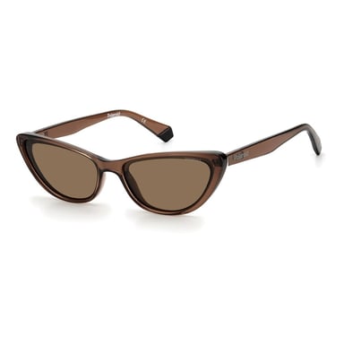 Braune Kunststoff-Sonnenbrille