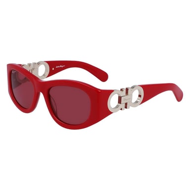 Rote Acetat-Sonnenbrille