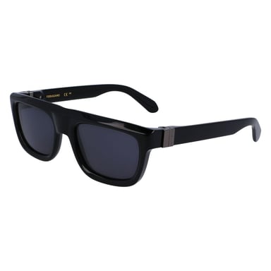 Schwarze Acetat-Sonnenbrille