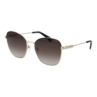 Goldene Metall-Sonnenbrille