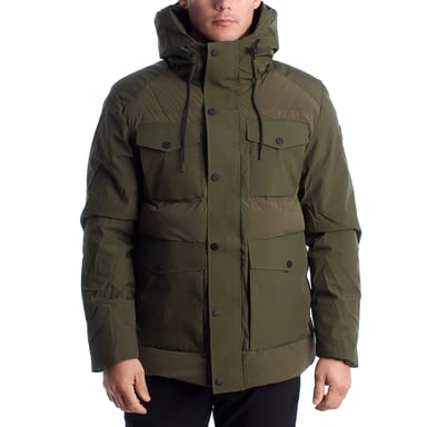 Herren gefütterte Parkajacke mit Kapuze US40127016