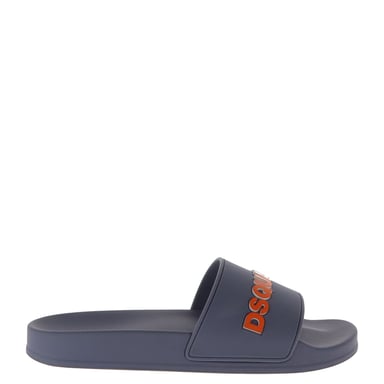 Gummi-Sandalen mit Logo