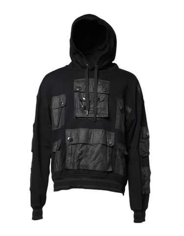 Mehrfachtaschen Kapuzen-Sweatshirt