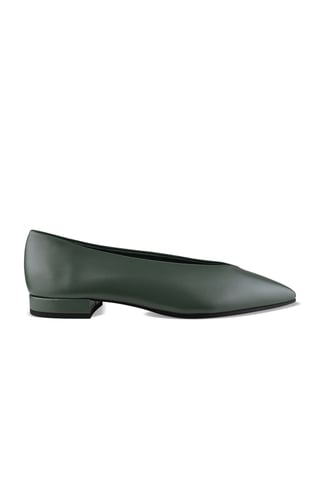 Loro Piana Rebecca Ballerinas Grün
