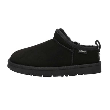 EverAu - "Quail" Hausschuhe für Damen, Leder (Schwarz)