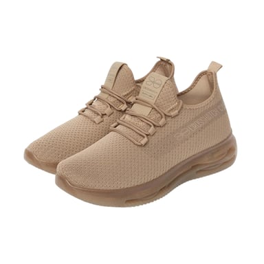Crosshatch - "Matfen" Sneaker für Herren, Flyknit (Sand)