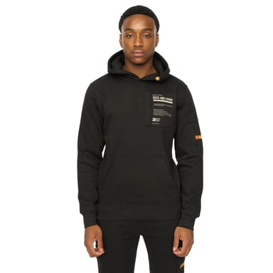 Duck and Cover - "Adamsberg" Kapuzenpullover für Herren (Schwarz)