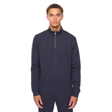 Duck and Cover - "Slellmoore" Sweatshirt für Herren, mit kurzem Reißverschluss (Marine)