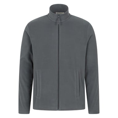 Mountain Warehouse - "Raso" Fleece-Oberteil für Herren, Durchgehender Reißverschluss (Dunkelgrau)