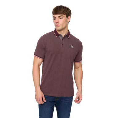 Crosshatch - "Mettormoore" Poloshirt für Herren (Trauben-Lila)