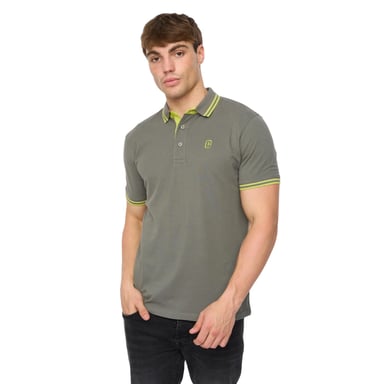Crosshatch - "Mackerby" Poloshirt für Herren (Oliv)