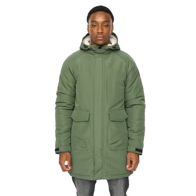 Duck and Cover - "Copfords" Parka für Herren (Dunkel-Olive)