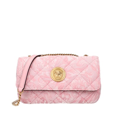 Rosa Stoff Schultertasche