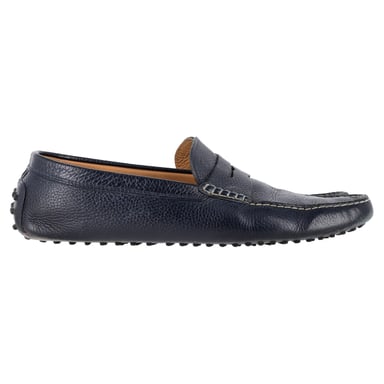 Tod's Penny Fahrerschuhe aus dunkelblauem Leder