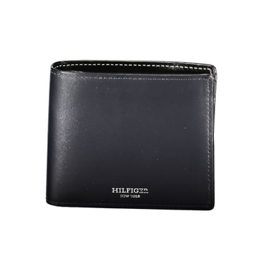 Tommy Hilfiger Blaue Lederbörse